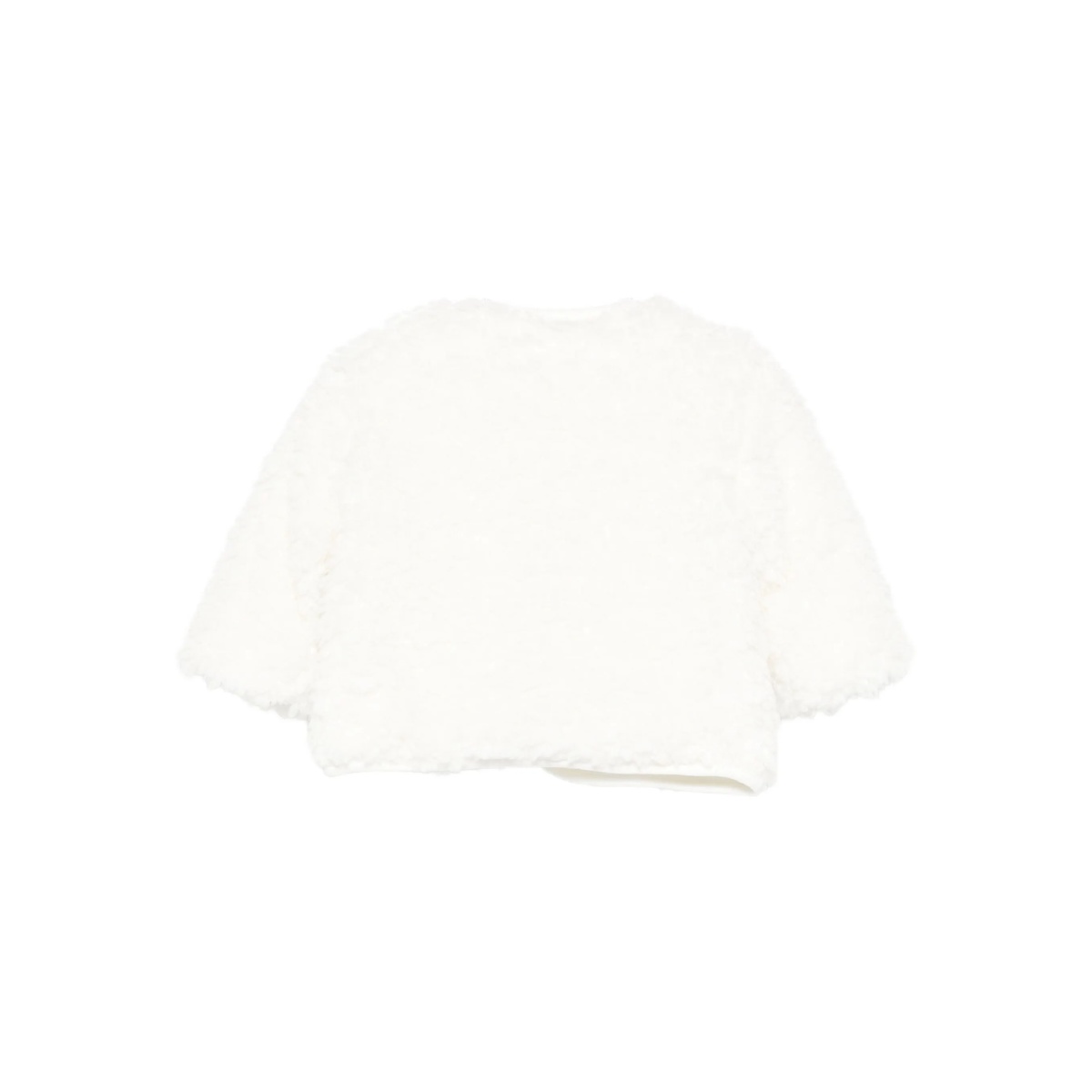 fleece textured button jacket - Img 2