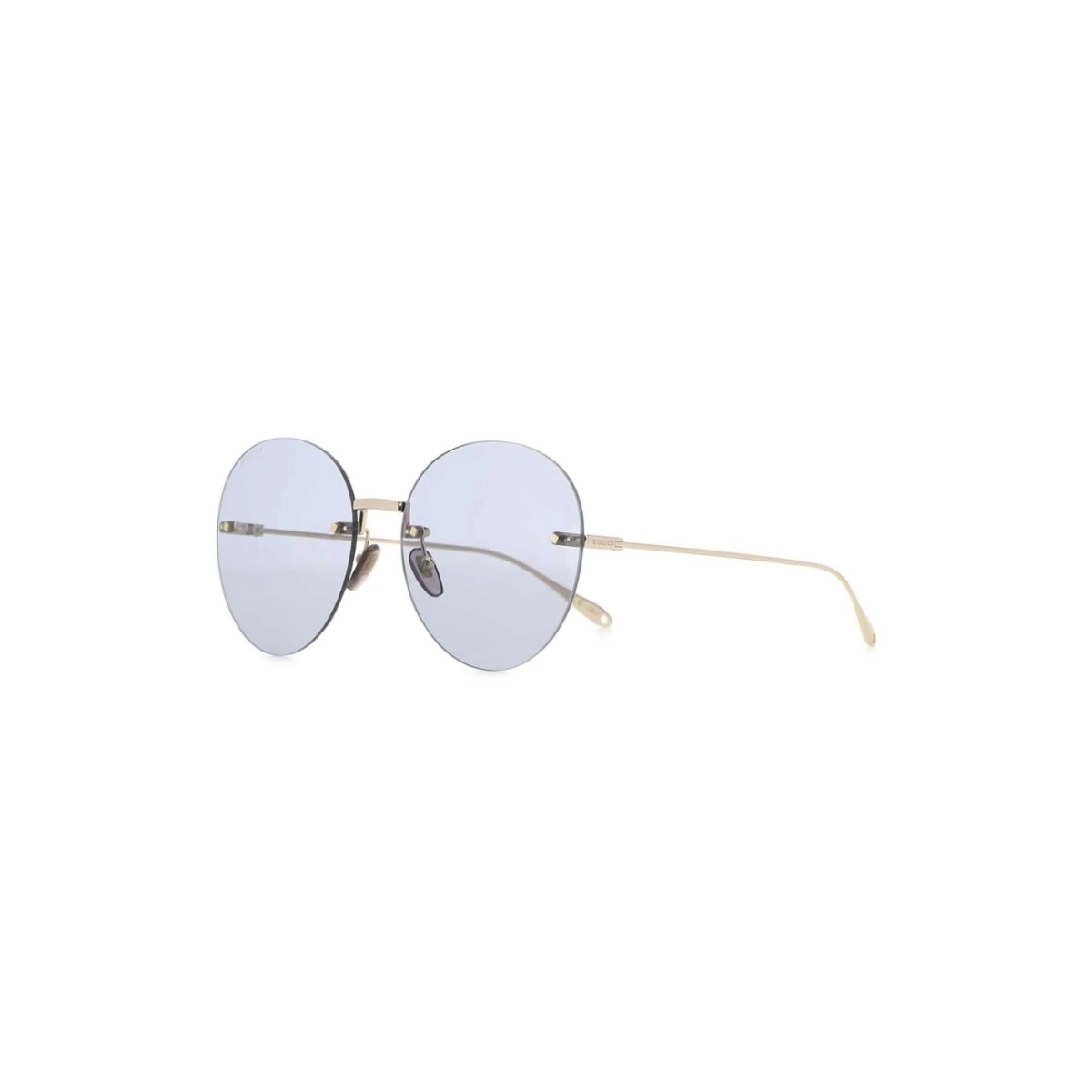Floral-pendant round-frame sunglasses - Img 2