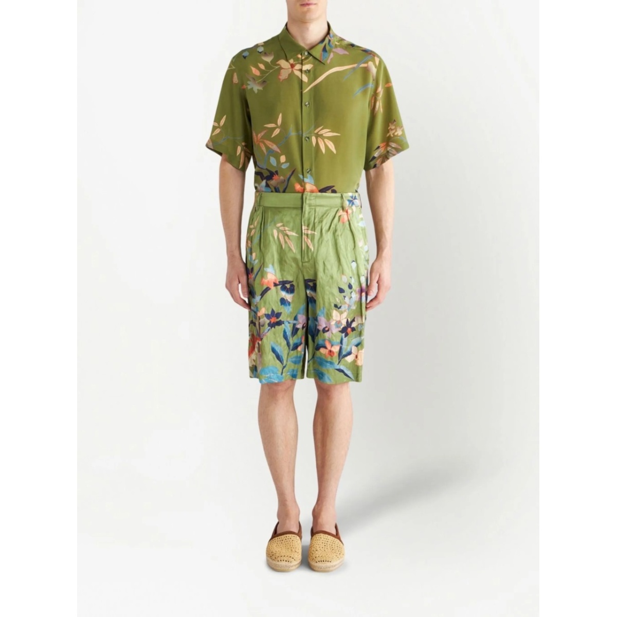 floral-print deck shorts - Img 2