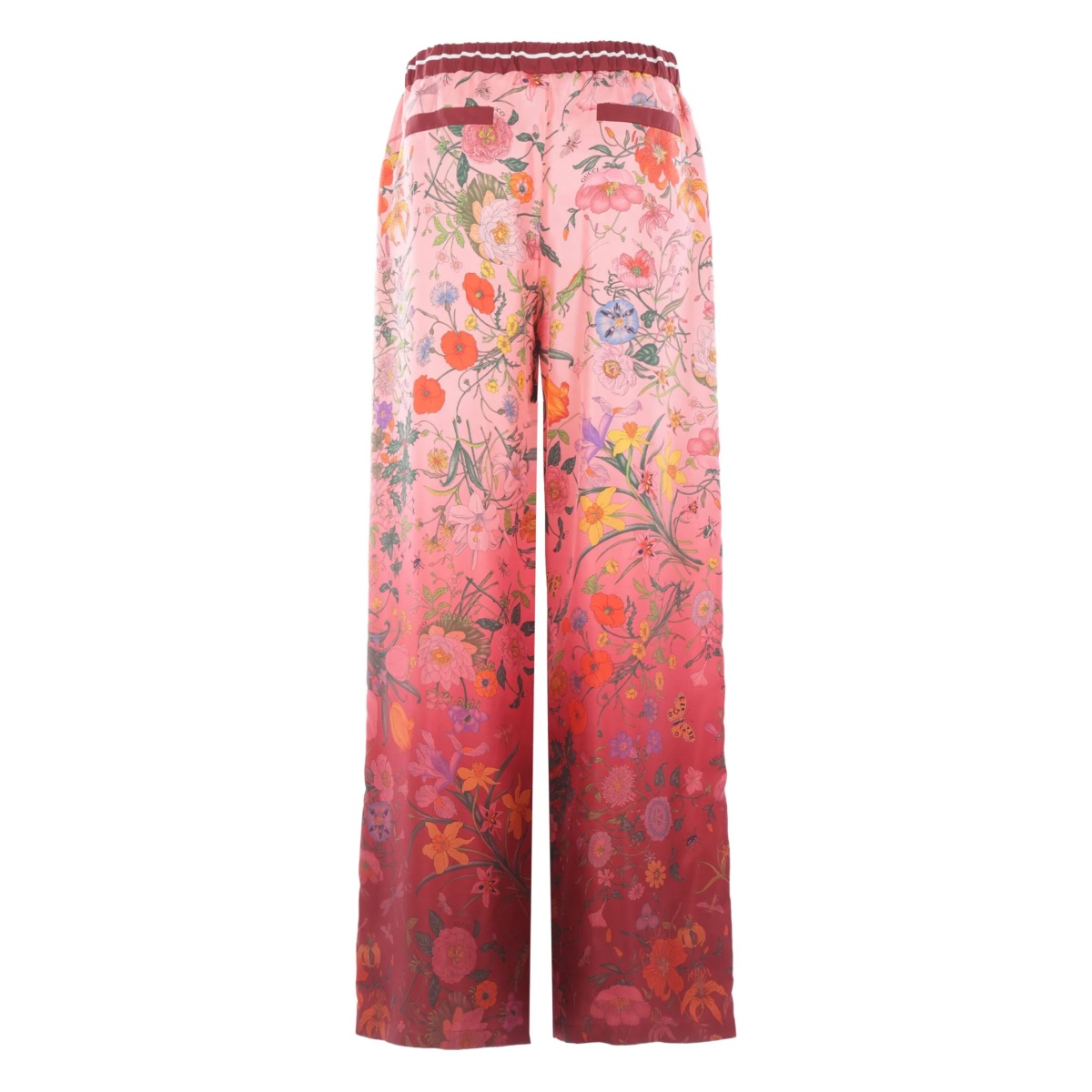 floral-print drawstring trousers - Img 2