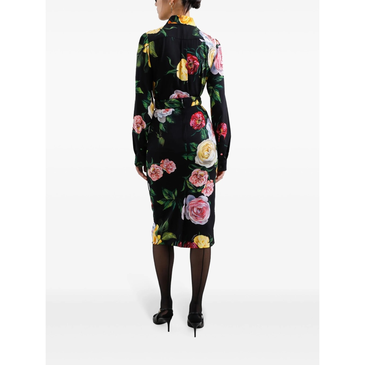 floral-print midi skirt - Img 3
