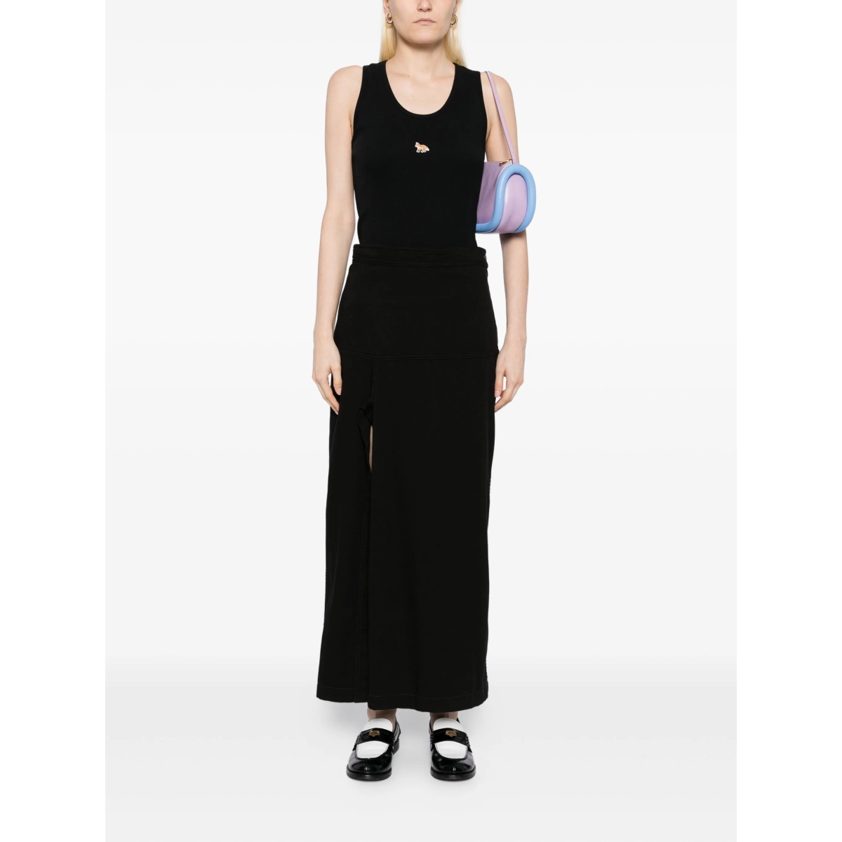 fox-embroidered tank top - Img 2