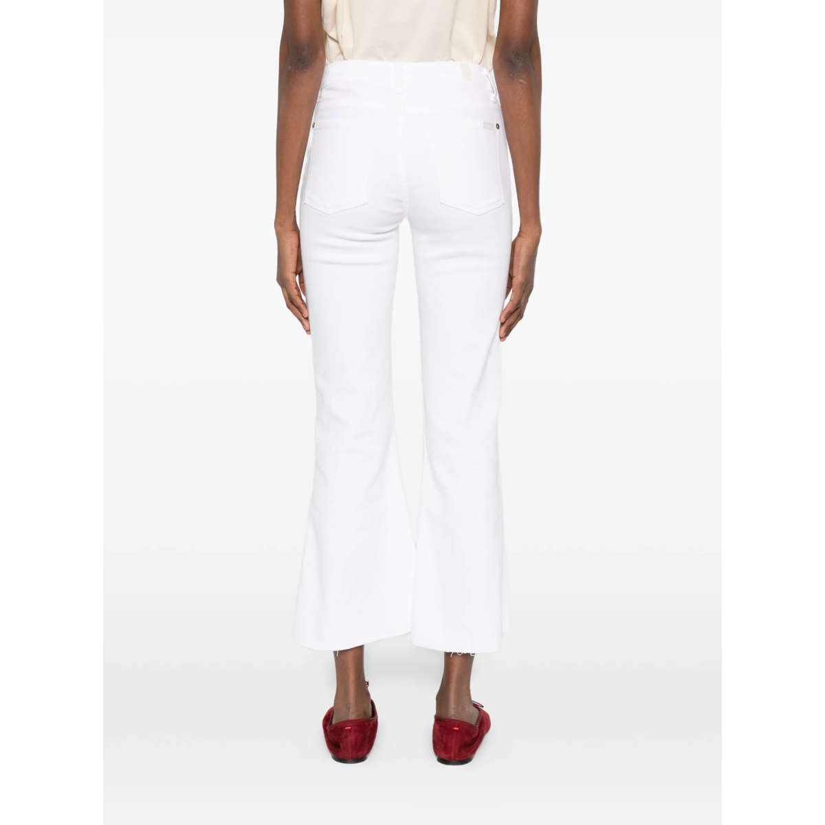 frayed five-pockets jeans - Img 4