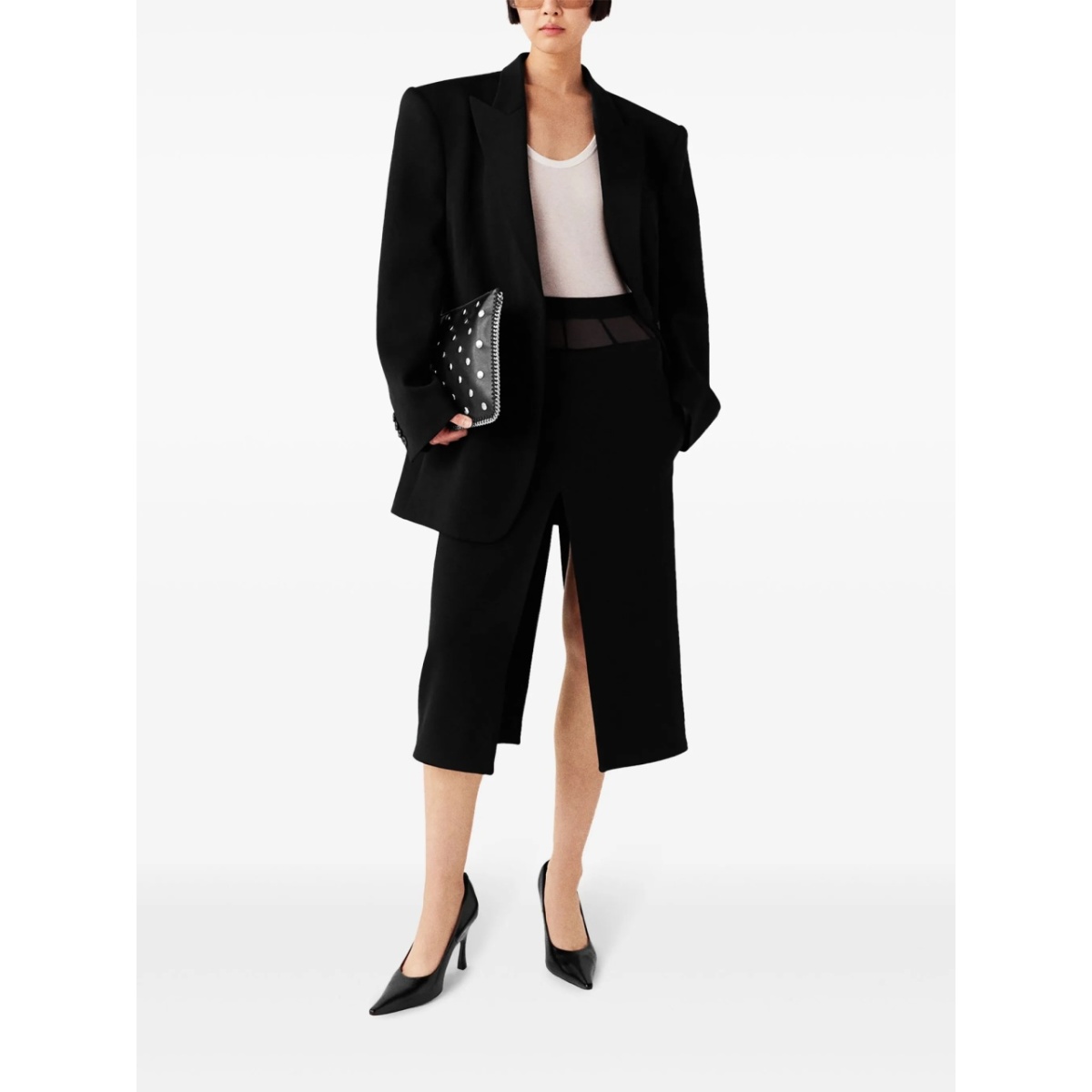 front-slit midi skirt - Img 2