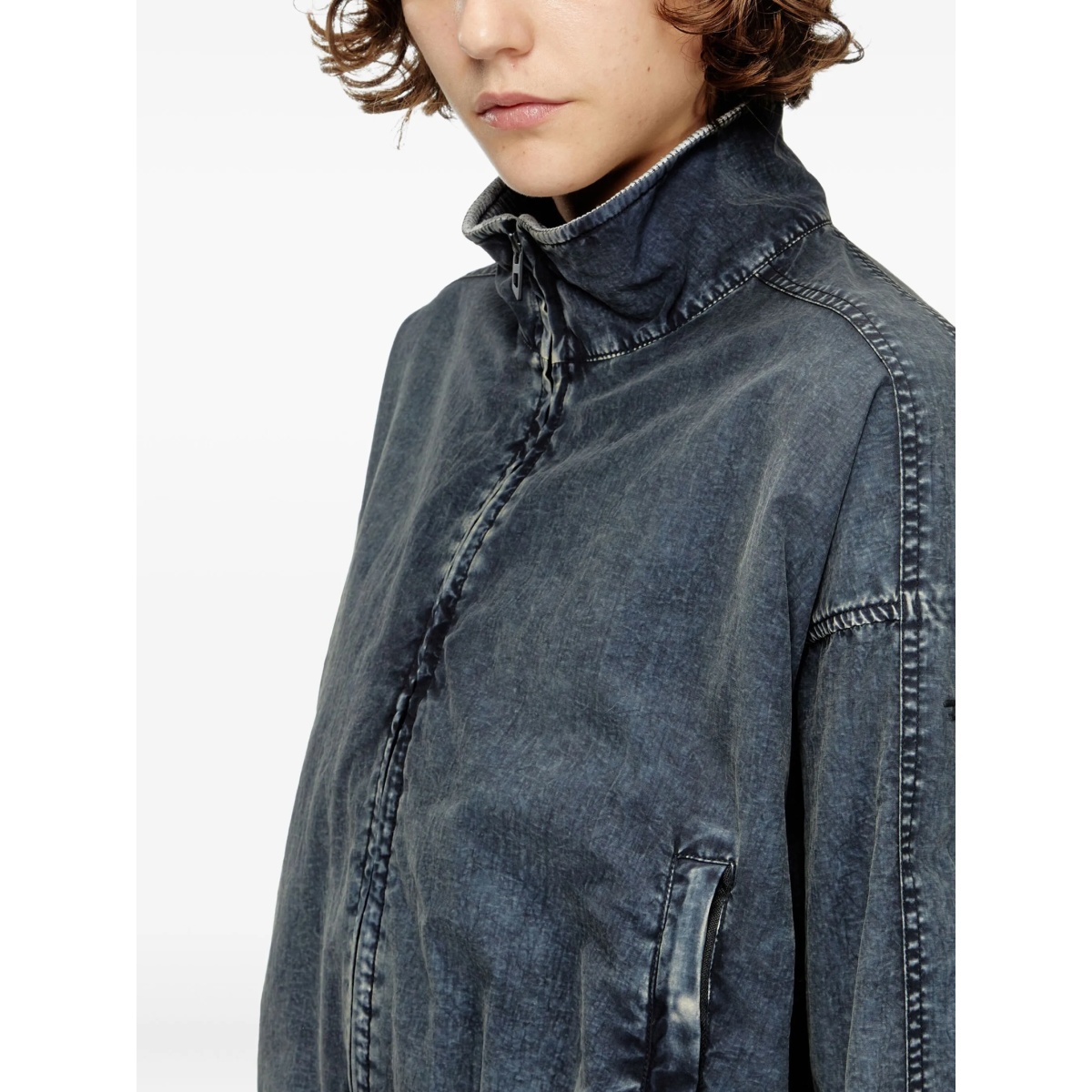 G-Leam-R1 cropped denim jacket - Img 5