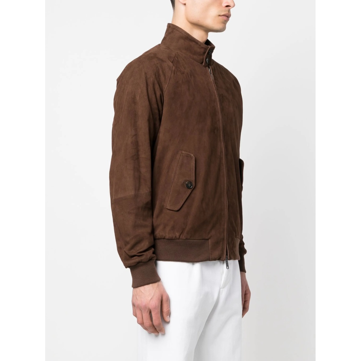 G9 Harrington panelled suede jacket - Img 4