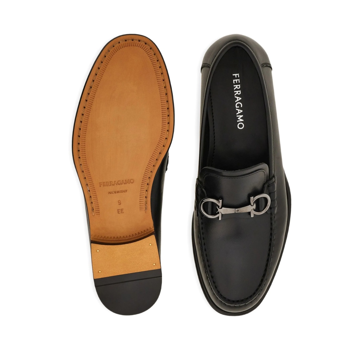 Gancini-buckle loafers - Img 4