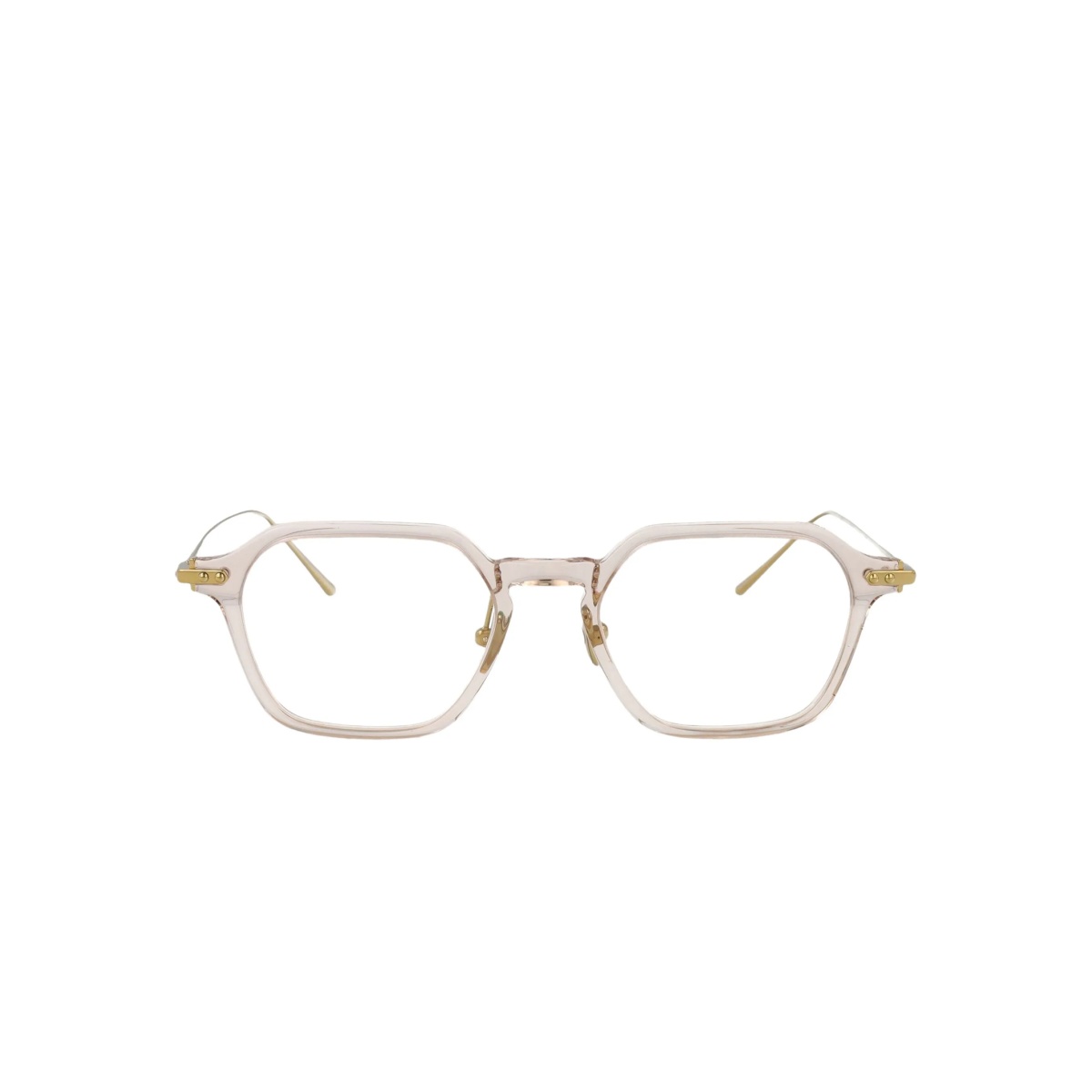 geometric-frame glasses