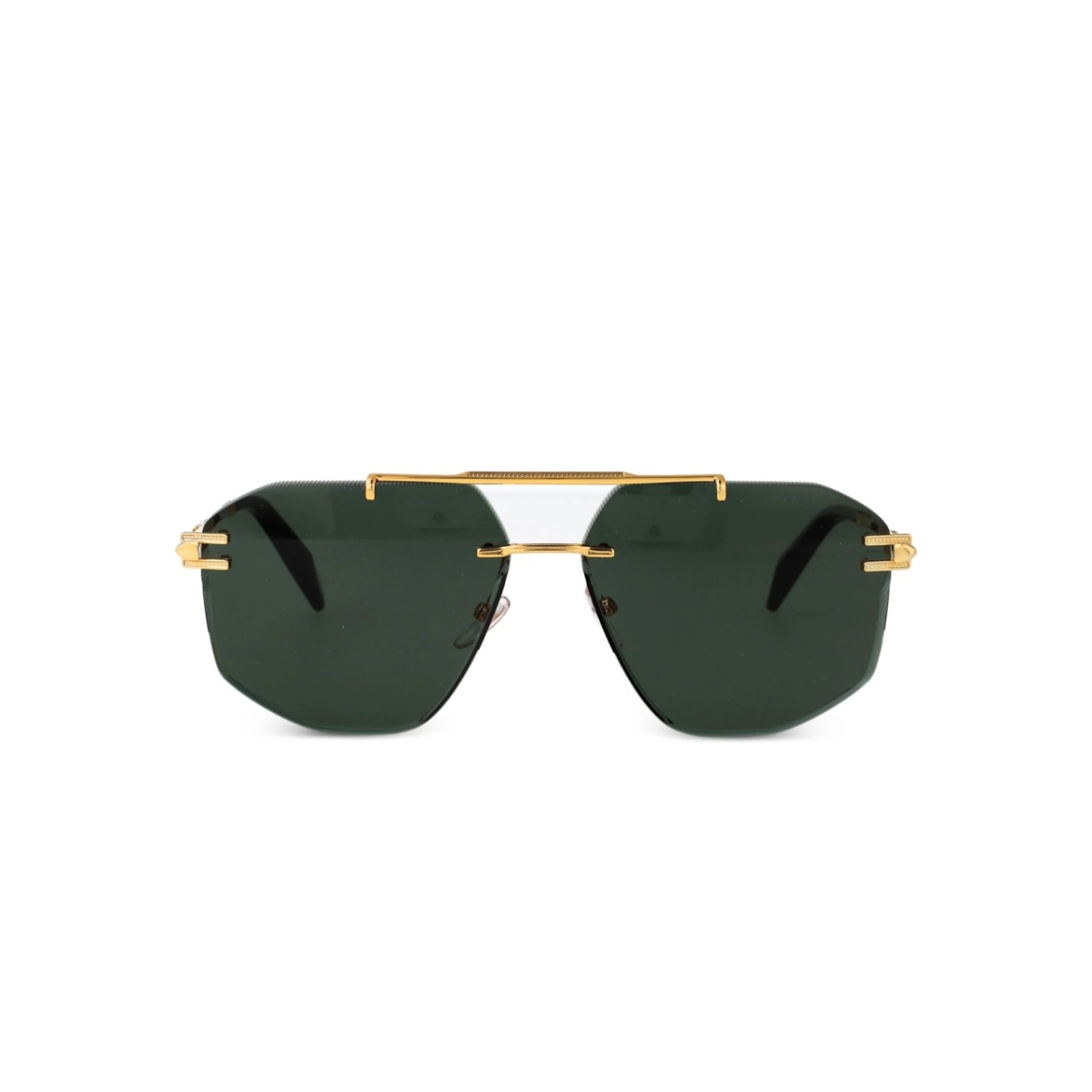 geometric frame sunglasses
