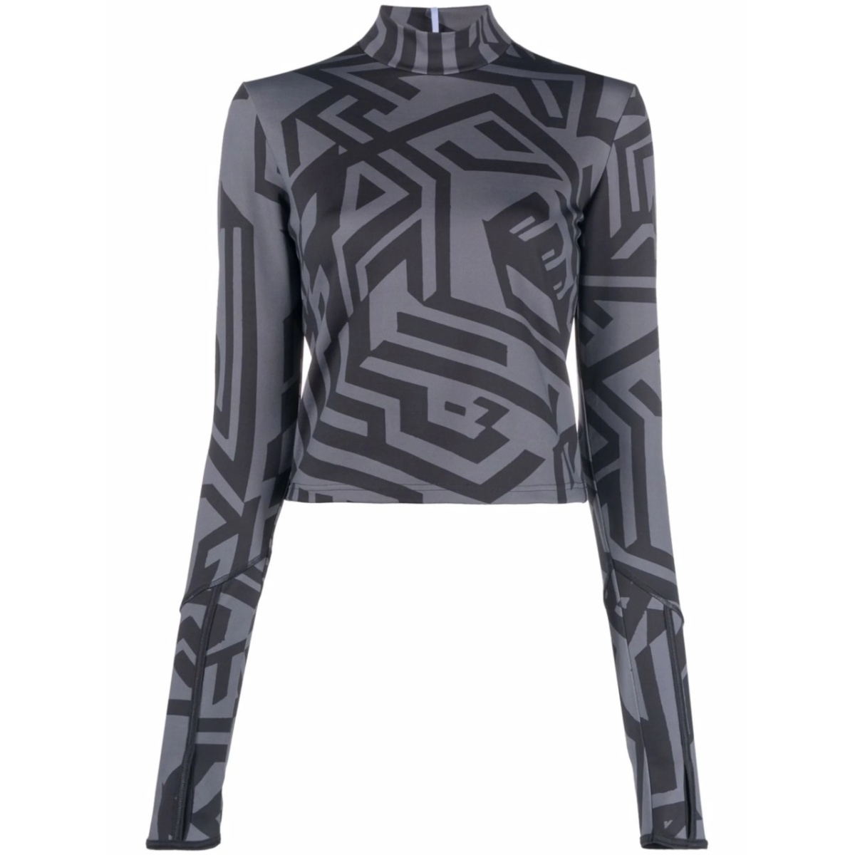geometric-print top