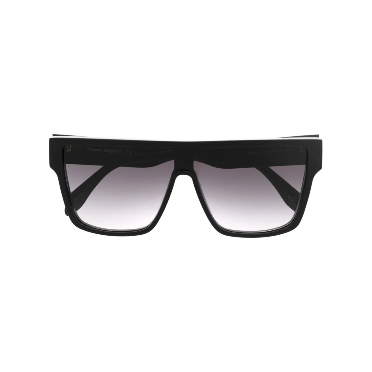 gradient-lenses flat-top sunglasses