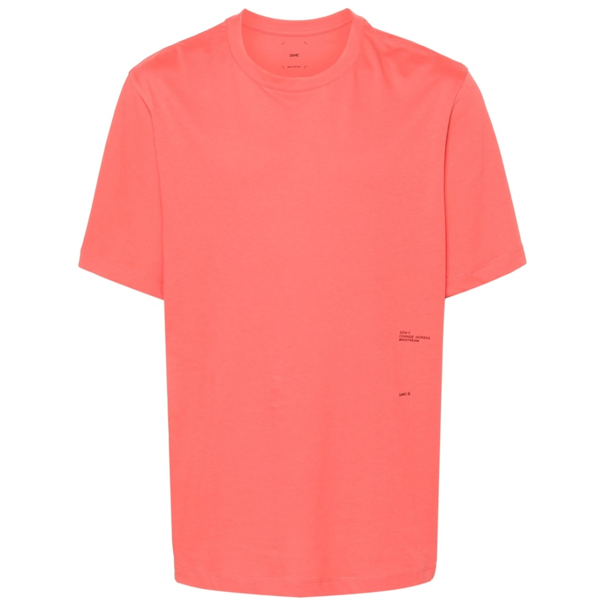 graphic-patch cotton T-shirt
