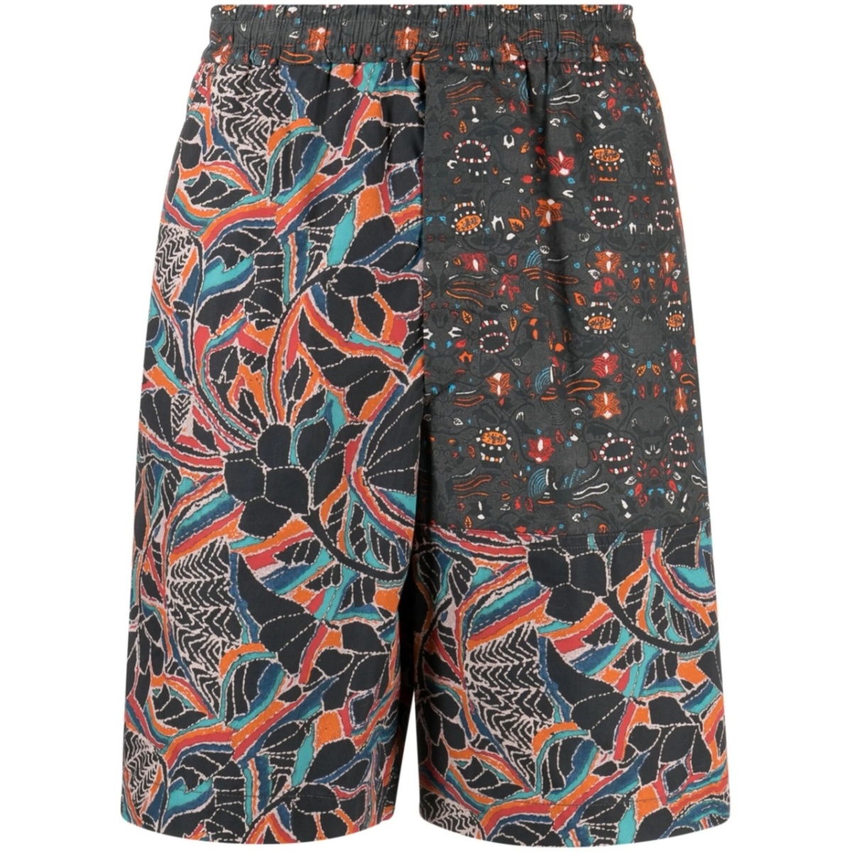 graphic-print deck shorts