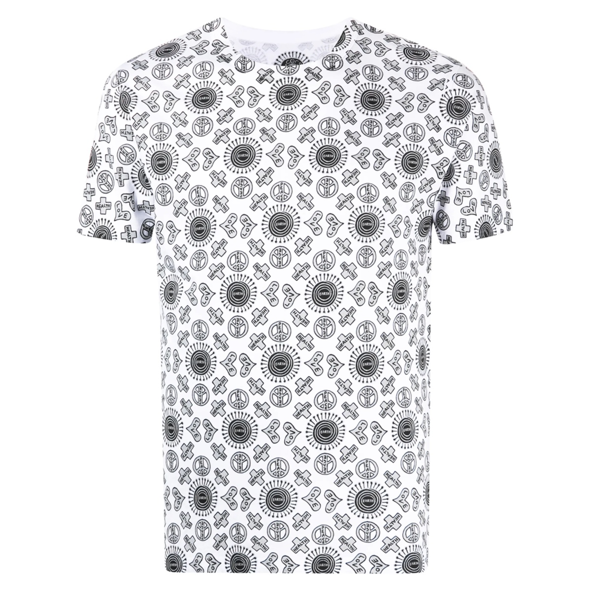 graphic print short-sleeved T-shirt