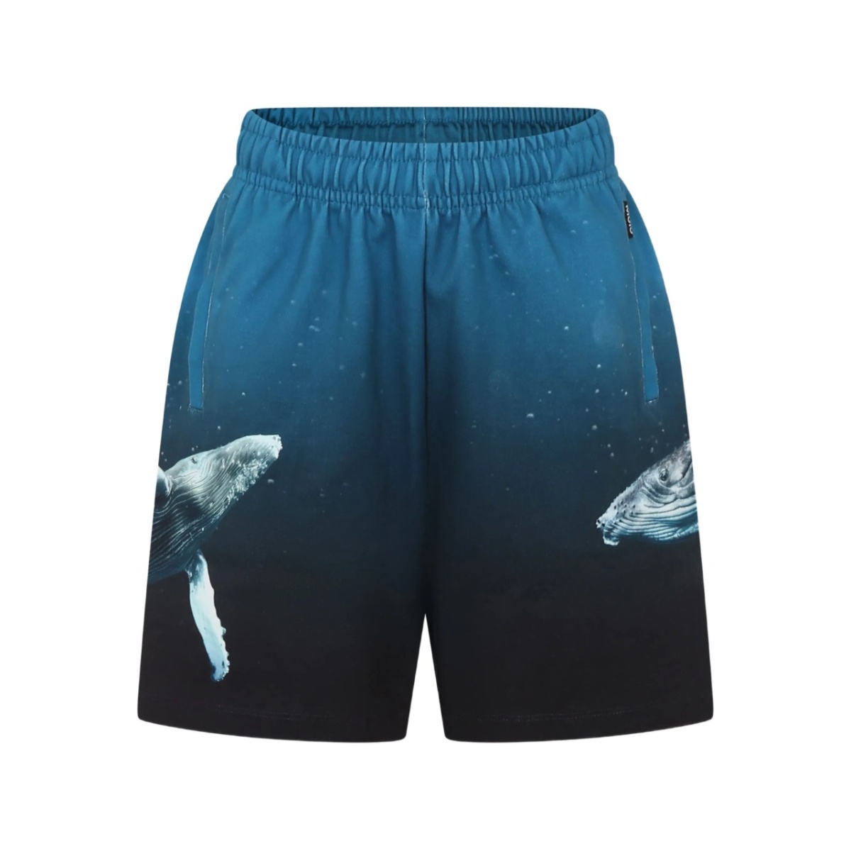graphic-print shorts