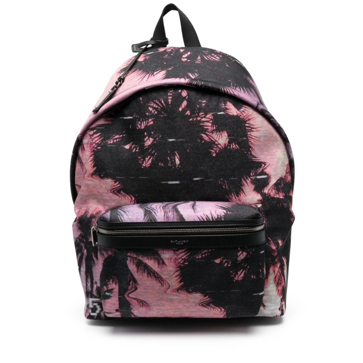 hawaiian-print backpack