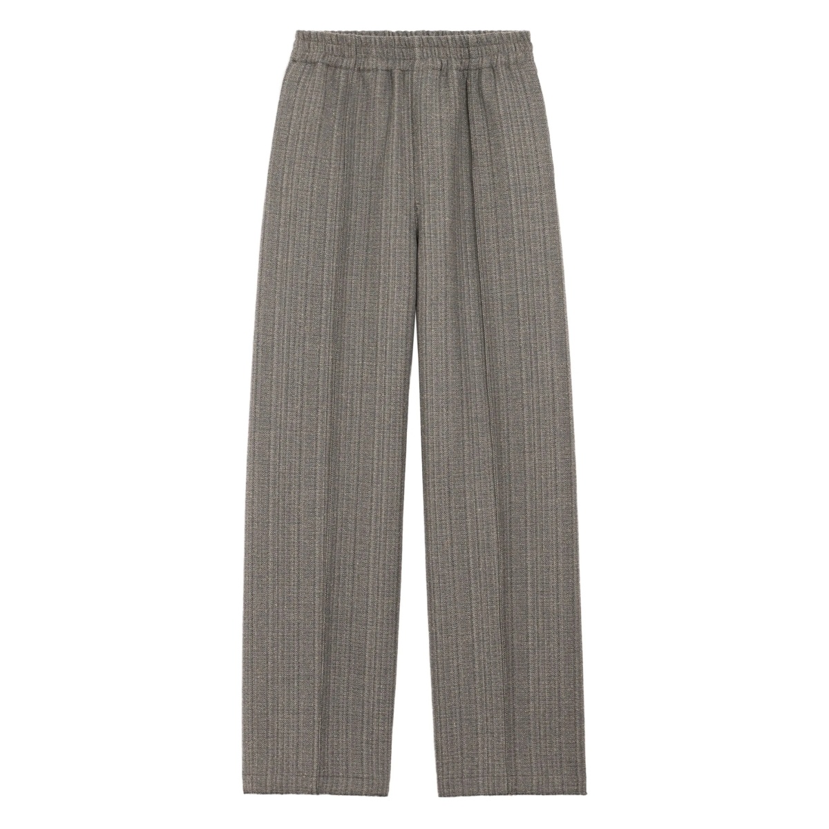 herringbone elasticated trousers