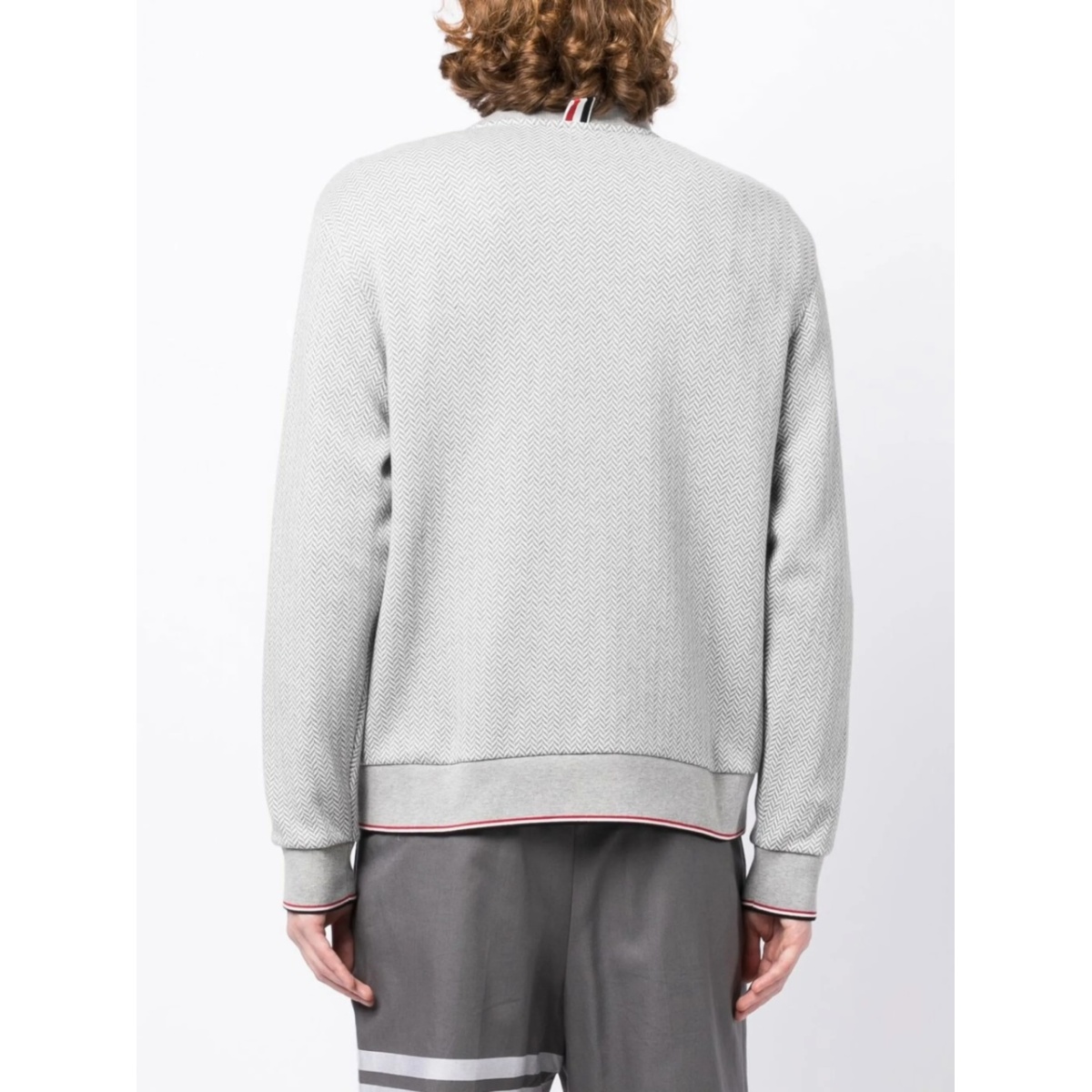 herringbone pattern sweater - Img 4