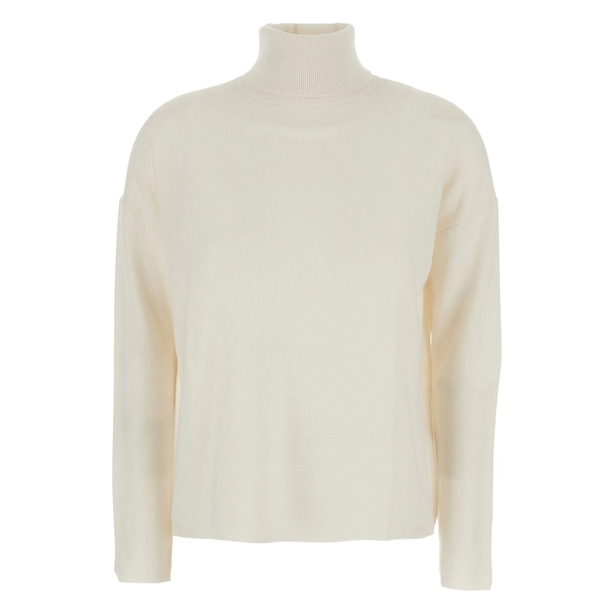 high-neck cashmere sweater