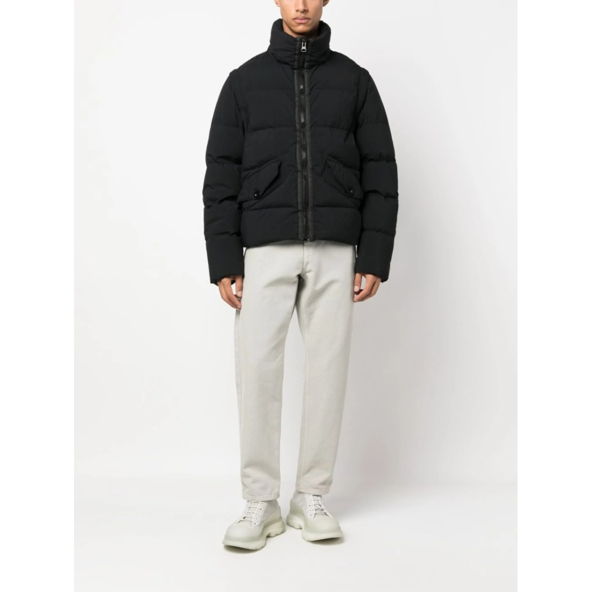 high-neck padded jacket - Img 2
