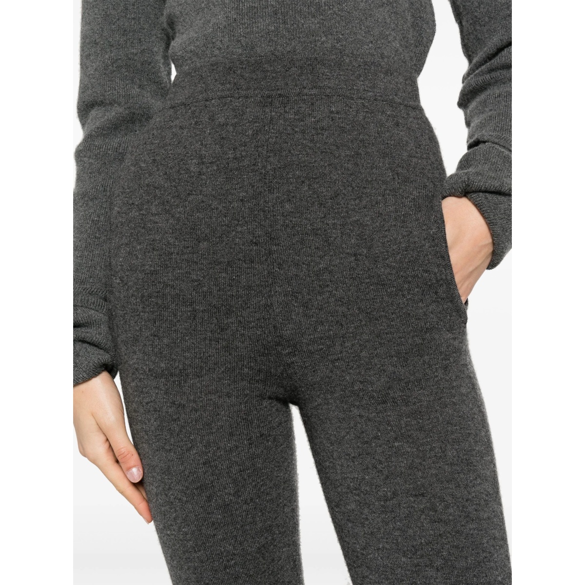 high-waisted cashmere leggings - Img 5