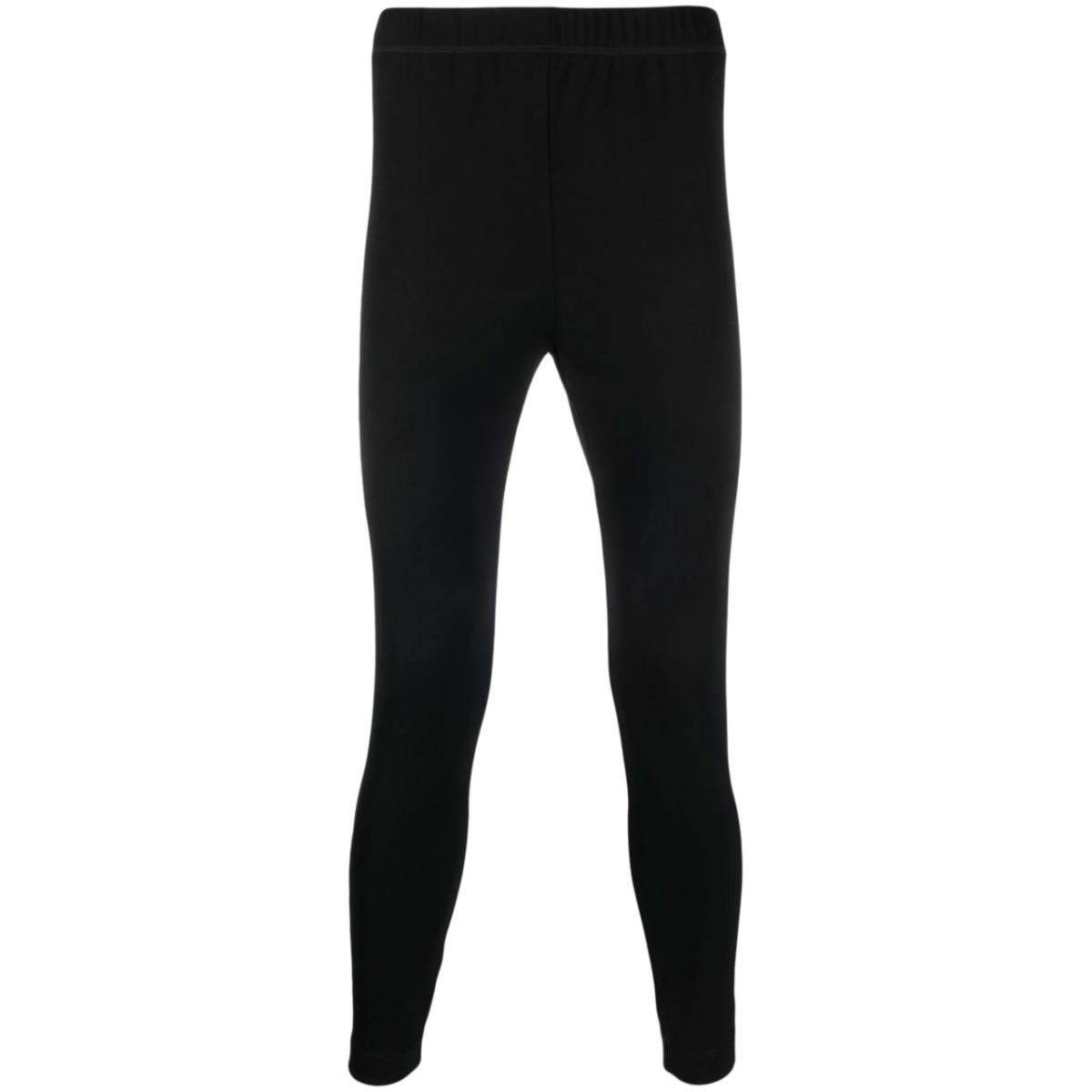 high-waisted logo-print trousers
