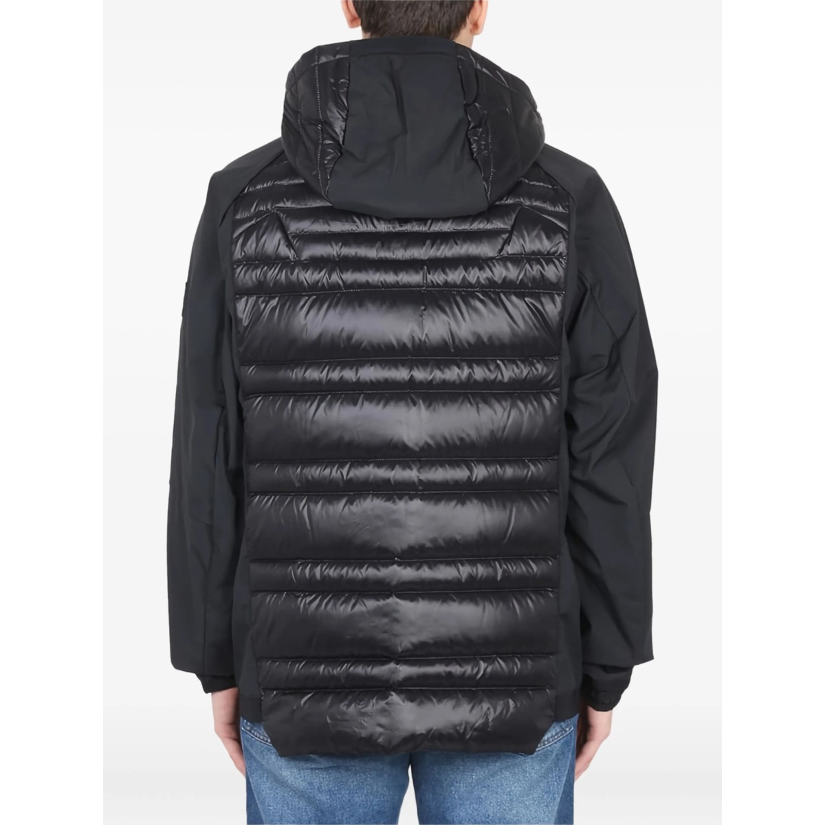 hooded quilted down jacket - Img 3