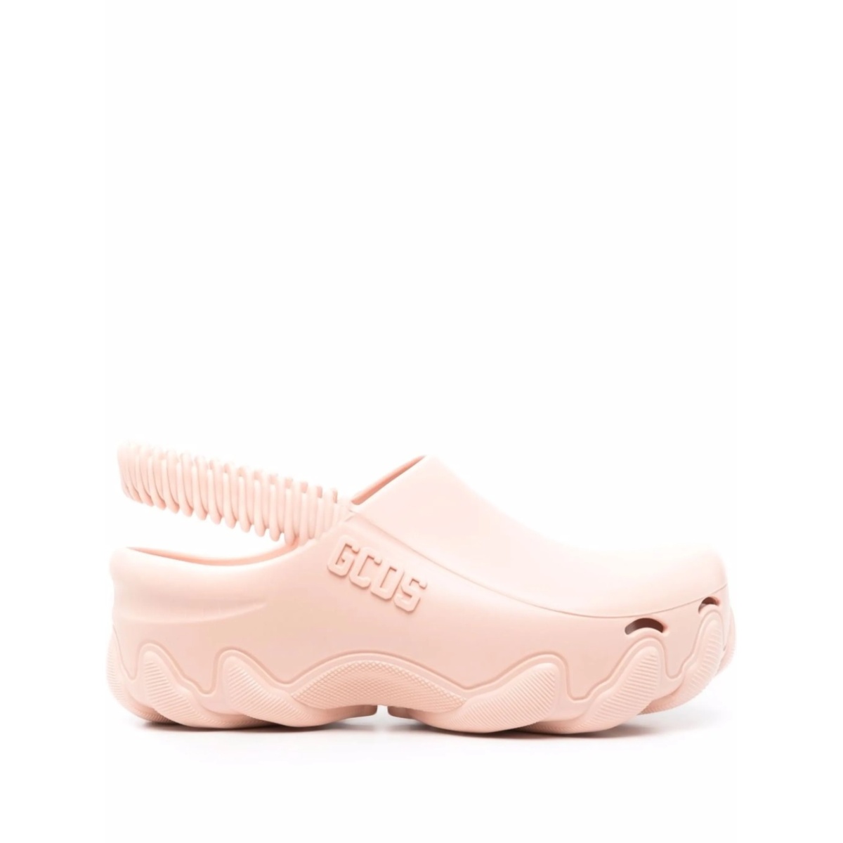 Ibex logo-embossed slingback clogs