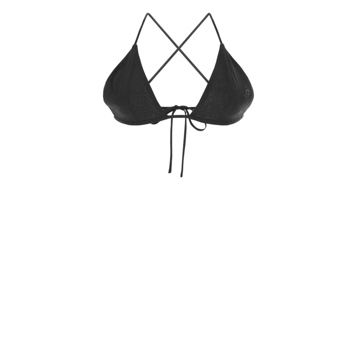 jacquard triangle bra