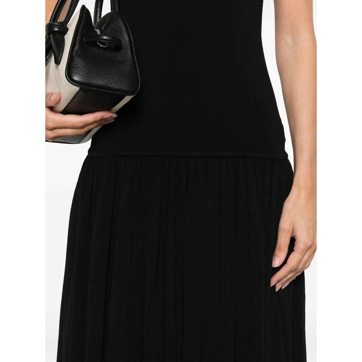 Jada racer-back gathered maxi dress - Img 5