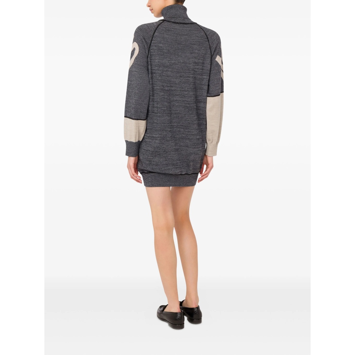 knitted roll-neck dress - Img 3