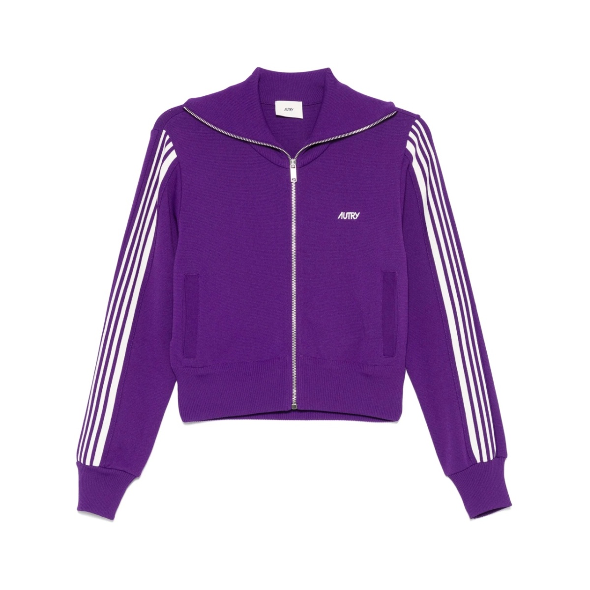 knitted track jacket
