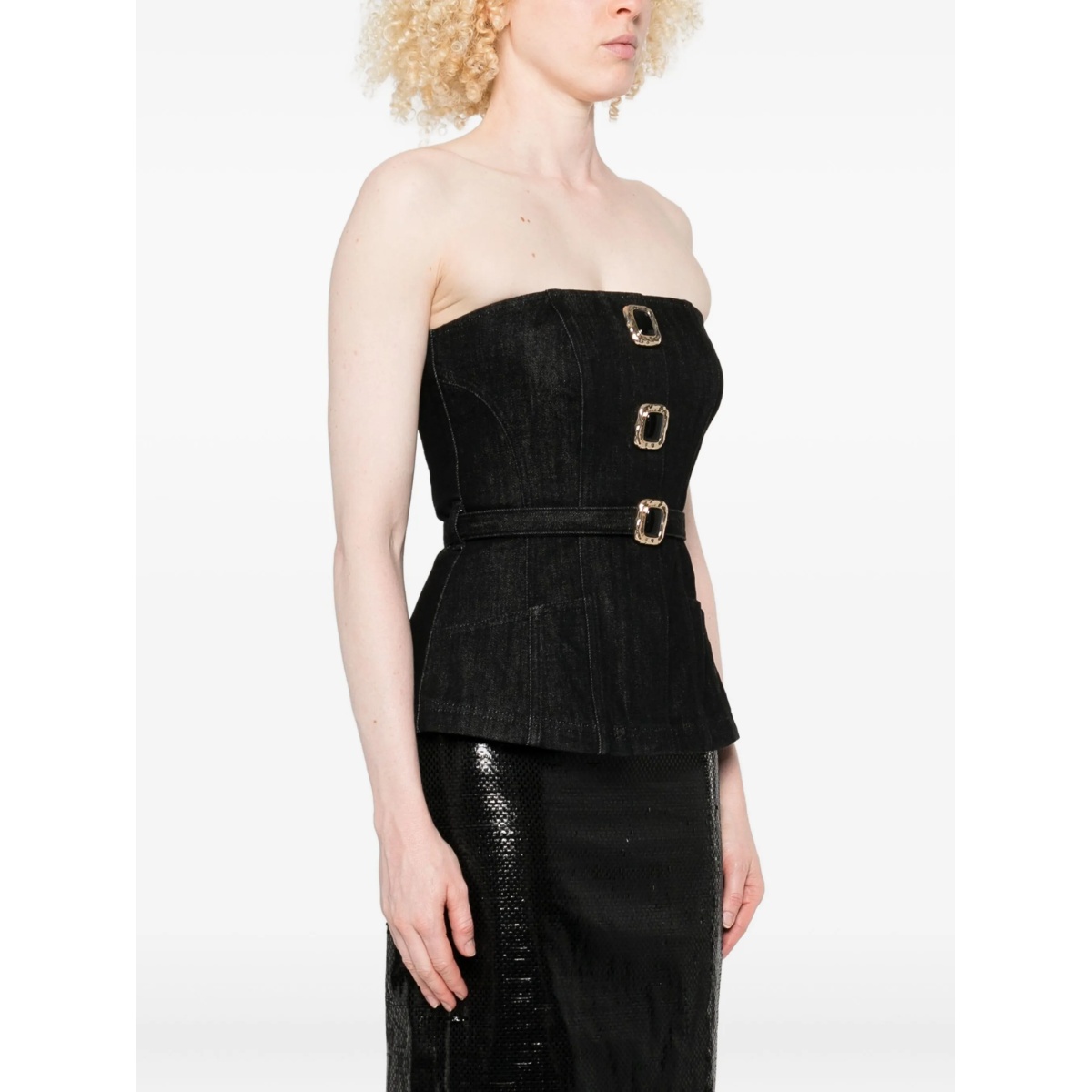 lace-trimmed ribbed top - Img 3