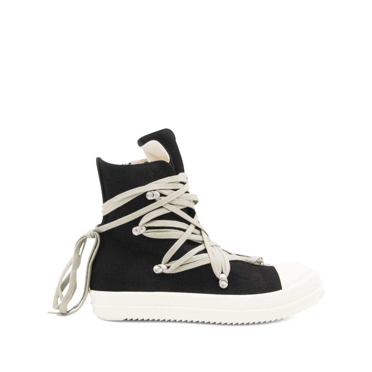 lace-up hi-top sneakers