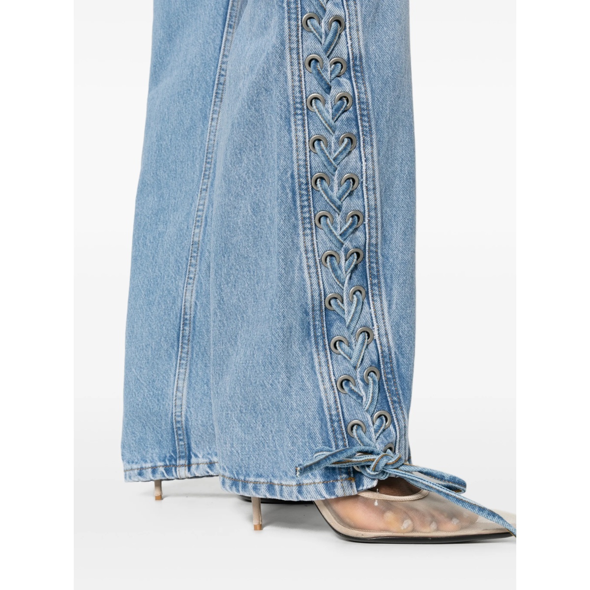 lace-up jeans - Img 5