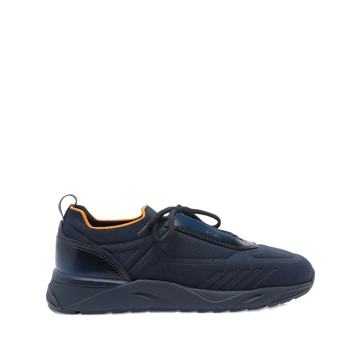 lace-up knitted sneakers