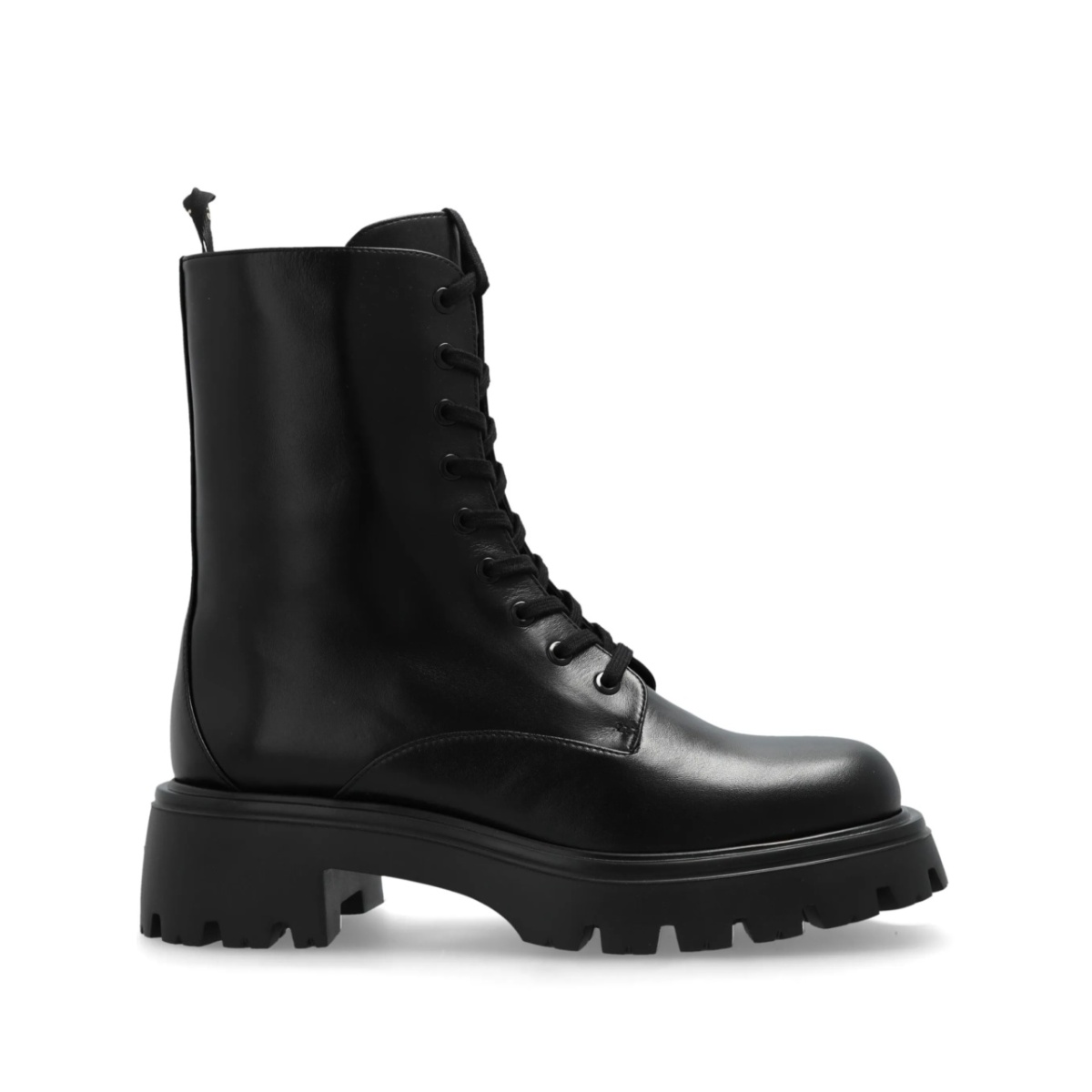 lace-up leather boots