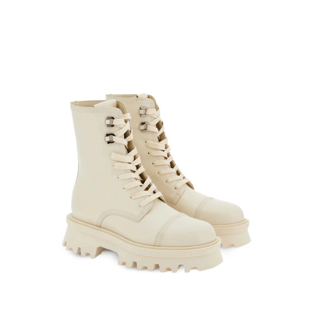 lace-up leather boots - Img 2