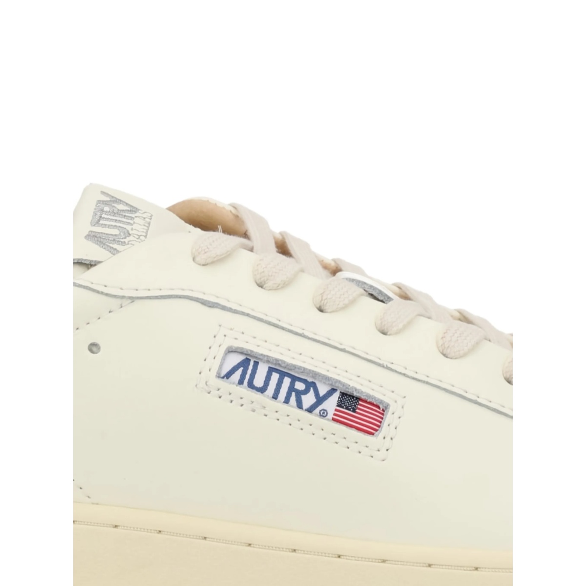 lace-up leather sneakers - Img 2