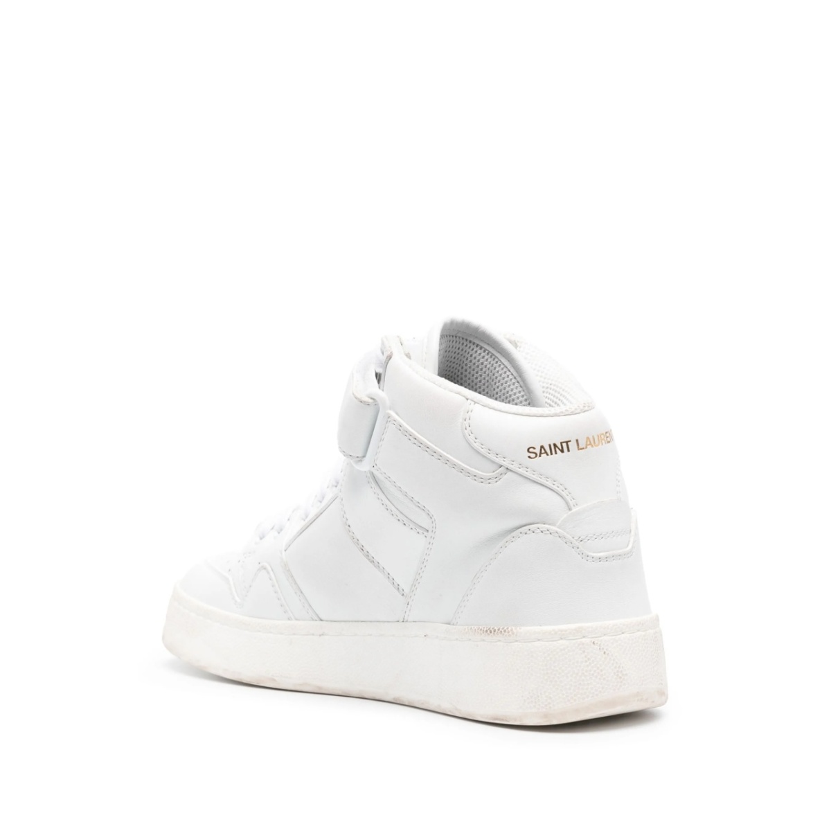 Lax distressed leather sneakers - Img 3