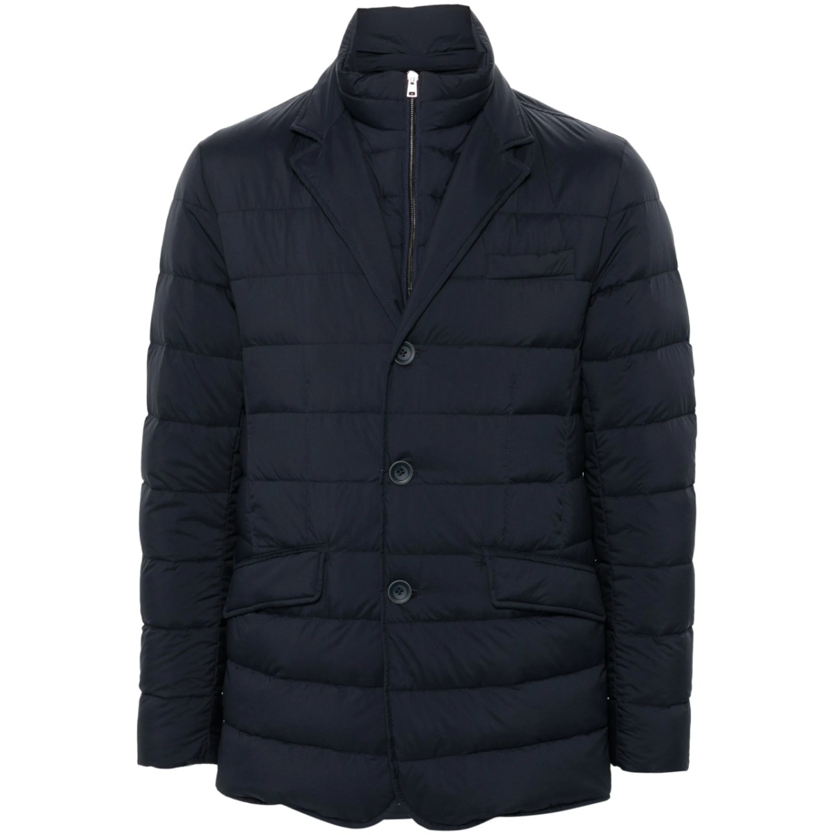 layered insulated padded coat