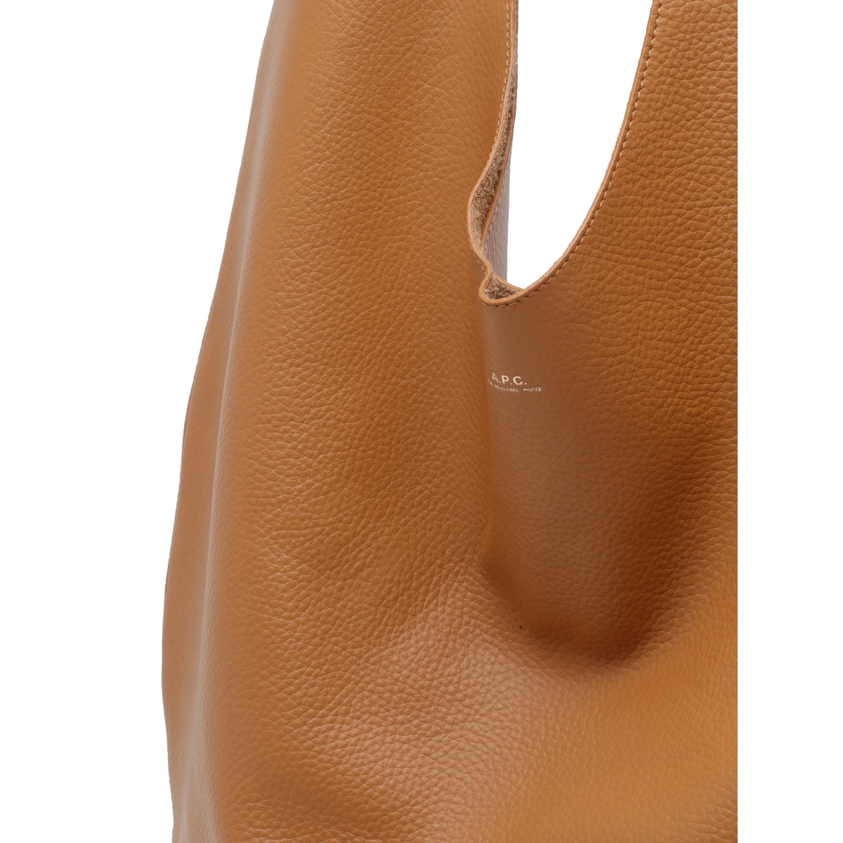 Le Neige handle leather shoulder bag - Img 4