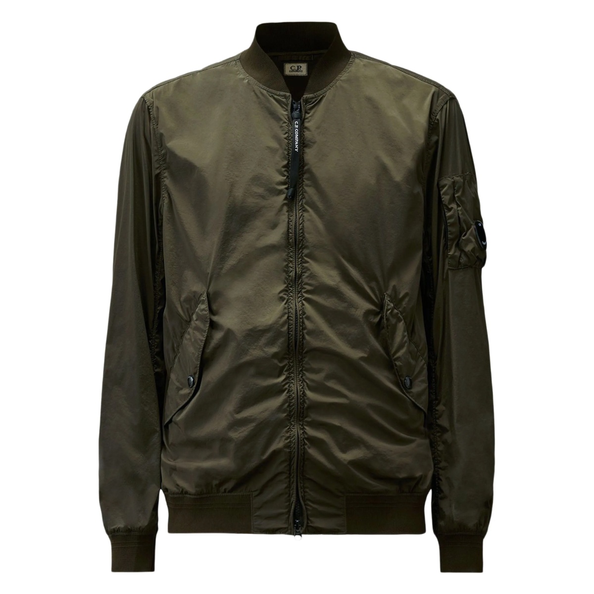 Lens-detail bomber jacket