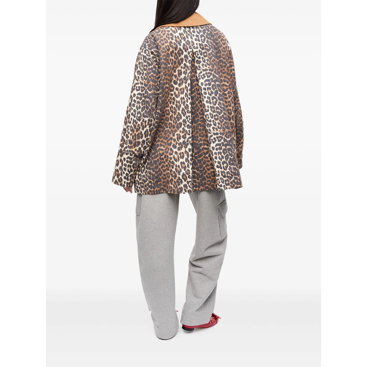 leopard-print bomber jacket - Img 4