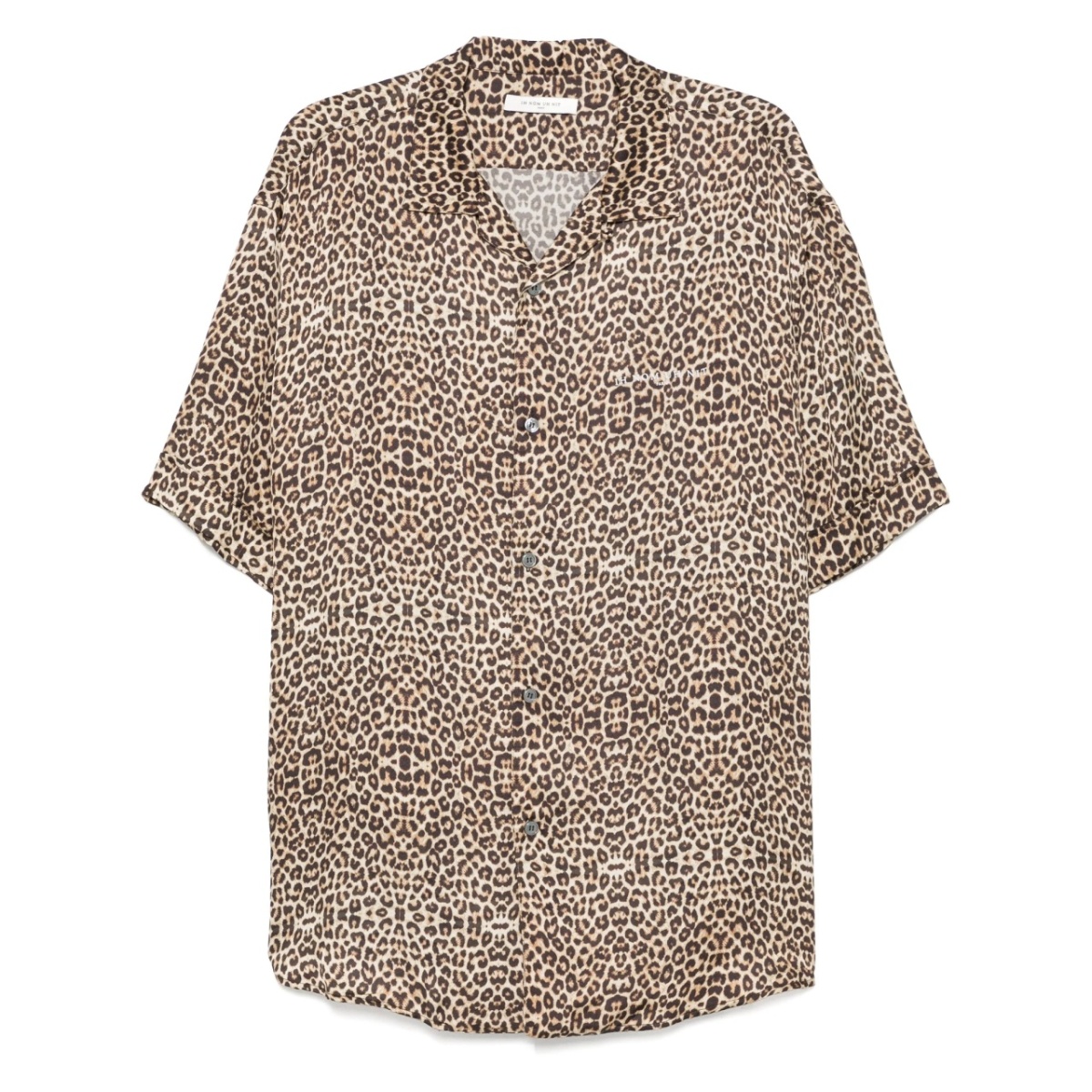 leopard-print T-shirt
