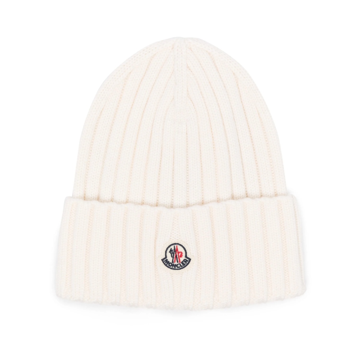 logo-appliqué beanie hat