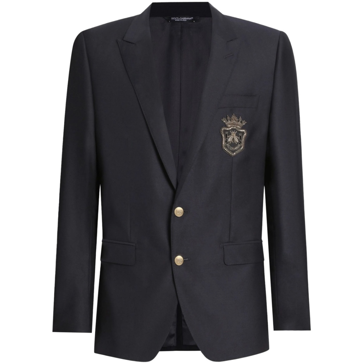 logo-appliqué blazer