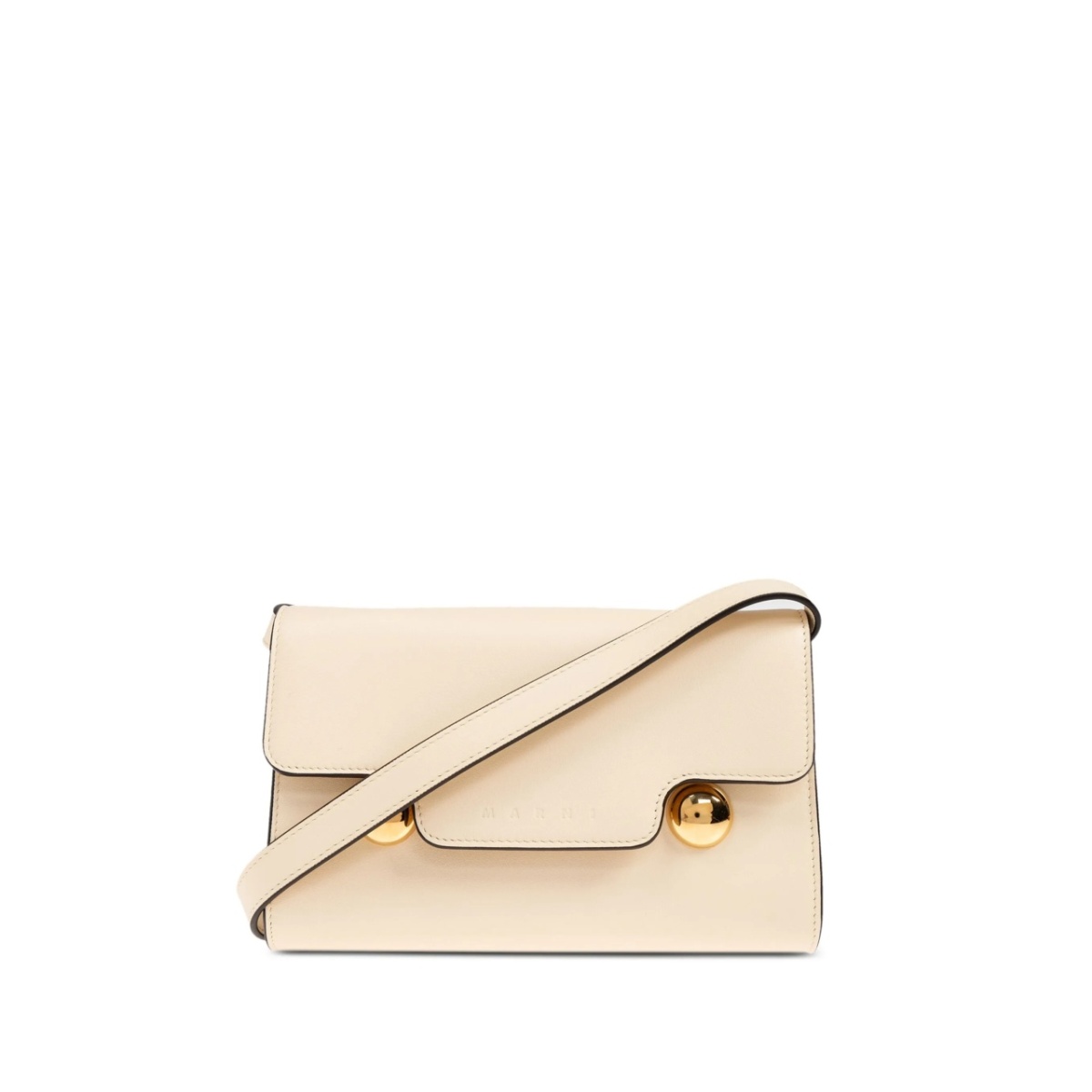 logo-debossed shoulder bag