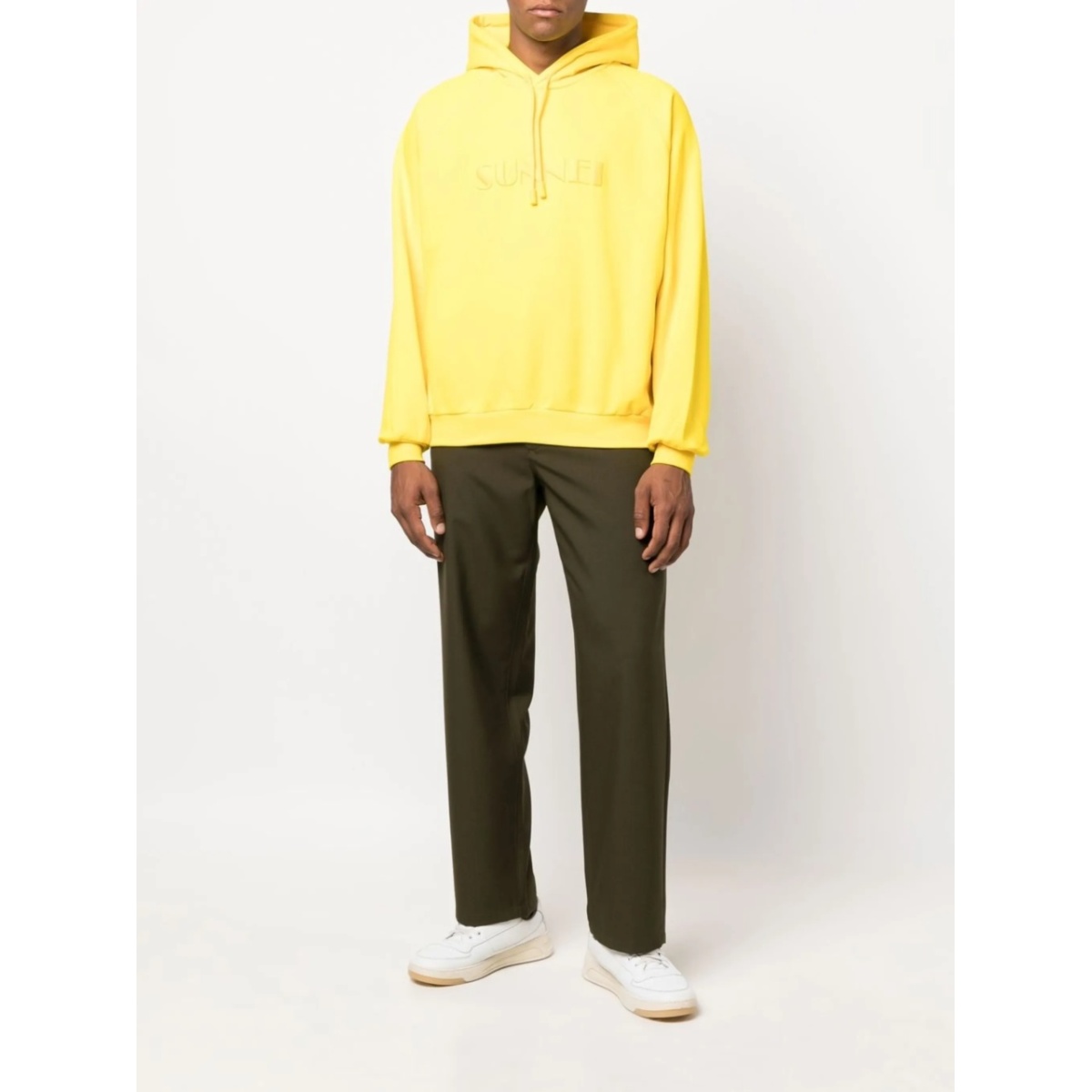logo drawstring hoodie - Img 2