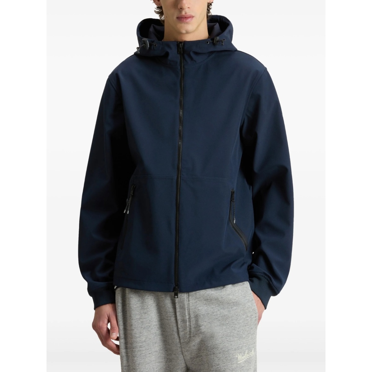logo-embossed jacket - Img 3